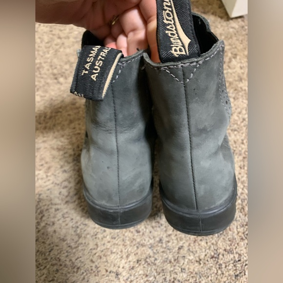 Blundstone rustic black laser cut Chelsea boots 4.5au 7.5us - Picture 5 of 9